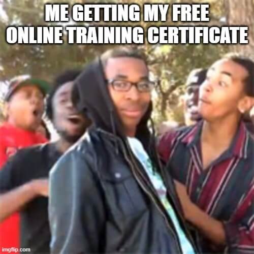 online training courses with certificate by government 