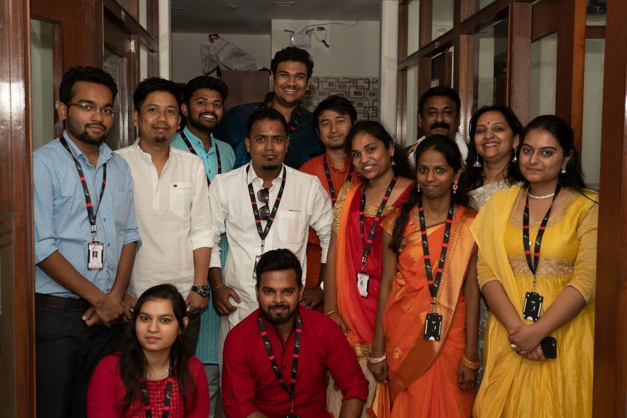 Sagar Verma with Team at ABC for Technology Training
